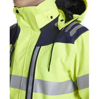Veste hardshell stretch 2D haute-visibilité - Blaklader - Modèle 4496