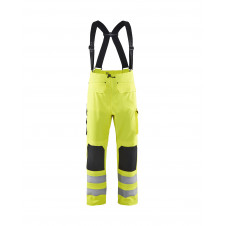 1302 Pantalon de pluie à bretelles haute-visibilité niveau 2