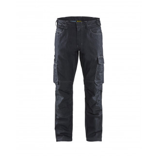 1439 Pantalon maintenance denim stretch 2D