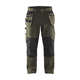 1496 Pantalon maintenance +stretch avec poches flottantes