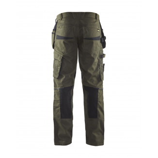 1496 Pantalon maintenance +stretch avec poches flottantes