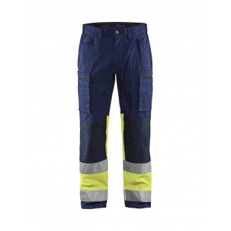 1551 Pantalon artisan haute-visibilité +stretch