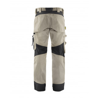 1556 Pantalon artisan sans poches flottantes