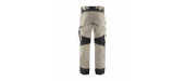 1556 Pantalon artisan sans poches flottantes