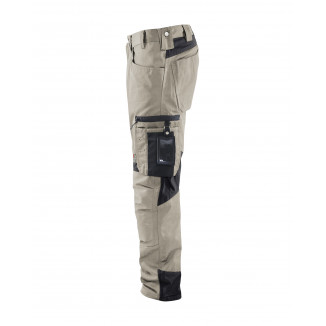 1556 Pantalon artisan sans poches flottantes