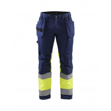 1558 Pantalon artisan haute-visibilité +stretch