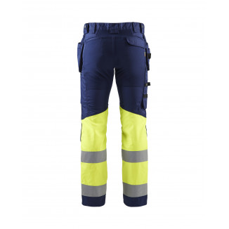 1558 Pantalon artisan haute-visibilité +stretch