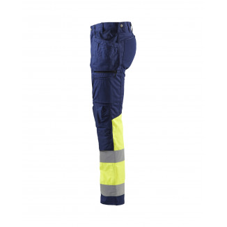 1558 Pantalon artisan haute-visibilité +stretch