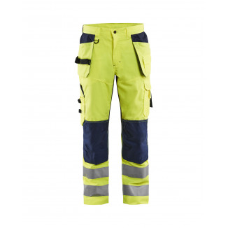 1565 Pantalon artisan aéré haute visibilité +stretch