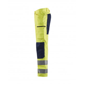 1585 Pantalon artisan haute-visibilité +stretch