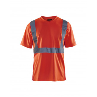 3313 T-shirt haute-visibilité col V