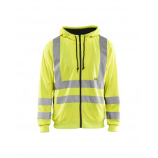 3346 Sweat zippé à capuche haute-visibilité