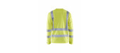 3381 T-shirt manches longues col V haute-visibilité anti-UV