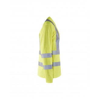 3381 T-shirt manches longues col V haute-visibilité anti-UV