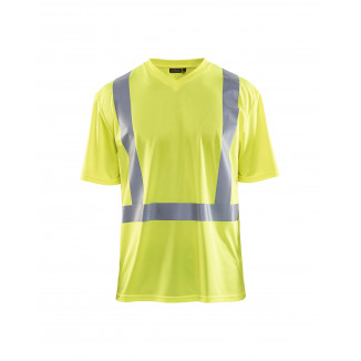 3382 T-shirt col V haute-visibilité anti-UV anti-odeur