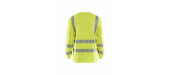 3385 T-shirt manches longues col V haute-visibilité anti-UV