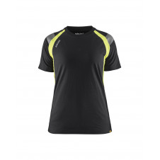 3402 T-shirt détails fluo femme