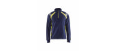 3432 Sweat col camionneur détails fluo