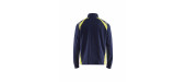 3432 Sweat col camionneur détails fluo