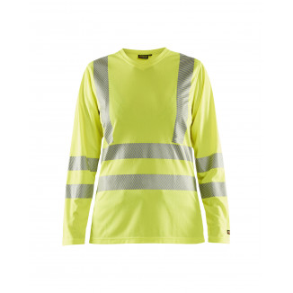 3485 T-shirt manches longues haute-visibilité anti-odeur femme