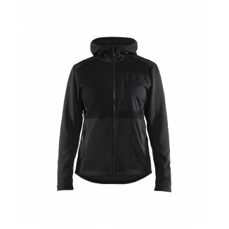 3542 Sweat zippé à capuche Femme