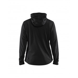 3542 Sweat zippé à capuche Femme