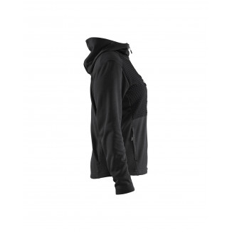 3542 Sweat zippé à capuche Femme