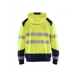 3546 Sweat zippé à capuche haute-visibilité