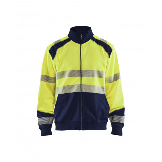 3558 Sweat zippé haute-visibilité