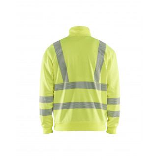 3564 Sweat col zippé haute-visibilité