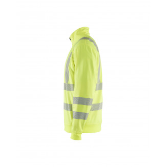 3564 Sweat col zippé haute-visibilité