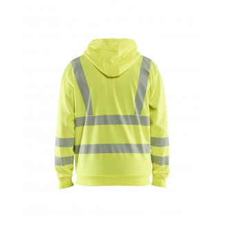 3565 Sweat à capuche zippé haute-visibilité