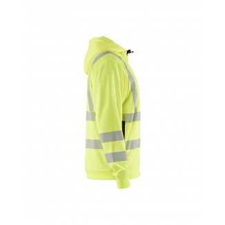 3565 Sweat à capuche zippé haute-visibilité