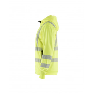 3565 Sweat à capuche zippé haute-visibilité