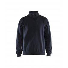3587 Sweat col zippé