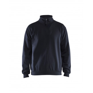 3587 Sweat col zippé