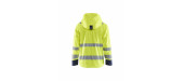 4307 Veste de pluie doublée haute-visibilité niveau 2