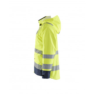 4307 Veste de pluie doublée haute-visibilité niveau 2