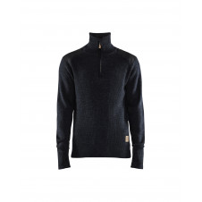 4630 Sweat en laine col zippé