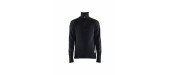 4630 Sweat en laine col zippé