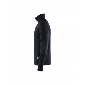 4630 Sweat en laine col zippé