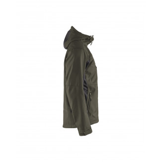 4753 Veste Softshell à capuche