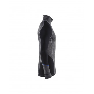 4899 Haut de sous-vêtements col zippé WARM