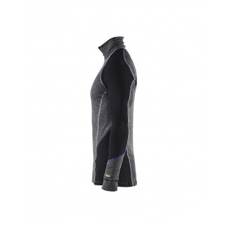 4899 Haut de sous-vêtements col zippé WARM
