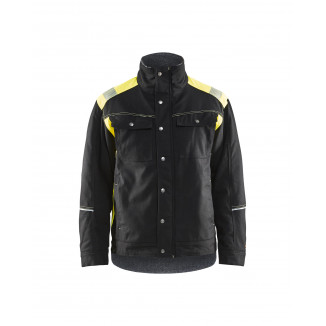 4915 Veste doublée artisan détails fluo