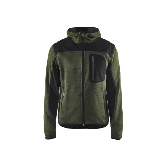 4930 Veste tricotée à capuche