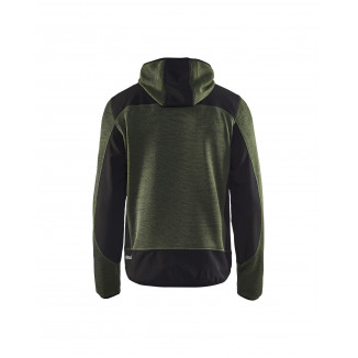 4930 Veste tricotée à capuche