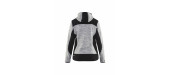 4931 Veste tricotée à capuche femme