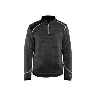 4943 Veste tricotée zippée
