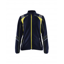 4973 Veste micropolaire détails fluo femme